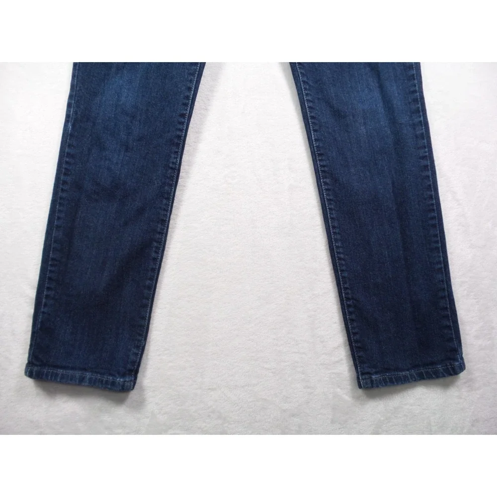 Levis Jeans Womens Size 30 x 28 Blue Denim Mid Rise Skinny‎ Stretch Comfort Dark